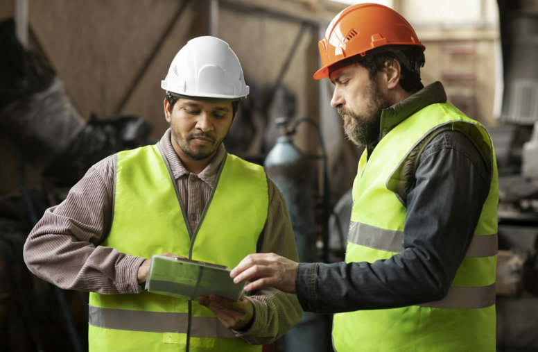 two-men-wearing-safety-vests-and-hard-hats.jpg Two men wearing safety vests and hard hats